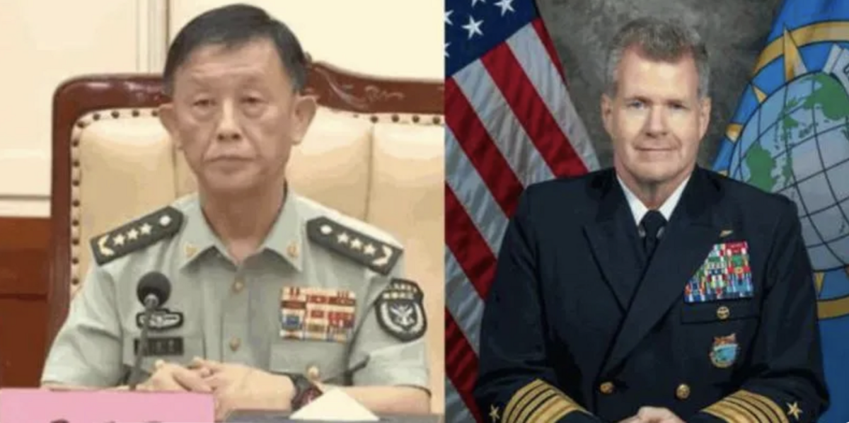 印太國防軍司令會議期間，中國人民解放軍南部戰區司令員吳亞男與美軍印太司令帕帕羅舉行會見，這是兩軍戰區級領導人的首次面對面交流。 翻攝自 騰訊網 蘇浩教授