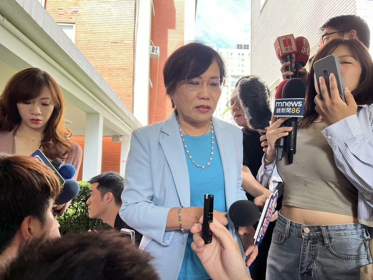 內政部長劉世芳今日說明，40萬民力徵用來自警消、義警消、民間團體。 圖：金大鈞/攝