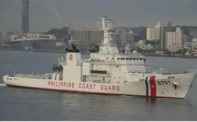 菲律賓海警 9701 艦 圖：攝自劉覽勳鑒