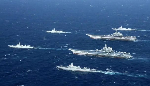 中國近期宣布在渤海、黃海海域設立 7 個禁航區，有網友認為，中國政府可能計畫在該海域測試新船隻，或舉行大規模軍演。 圖：翻攝自 空天力量