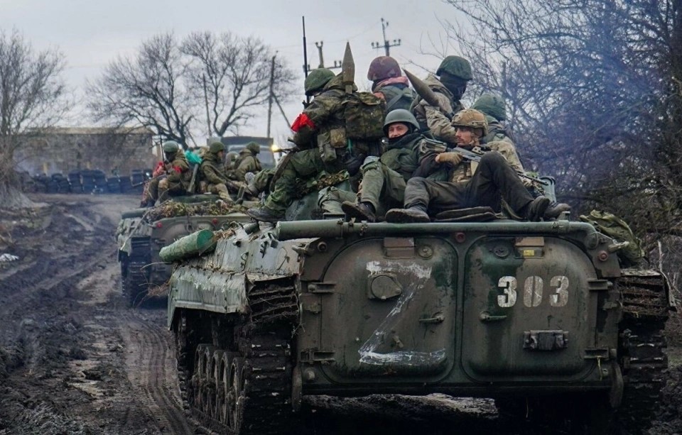 俄軍航母兵被迫當陸軍，上俄烏前線打仗。 圖 : 翻攝自騰訊網
