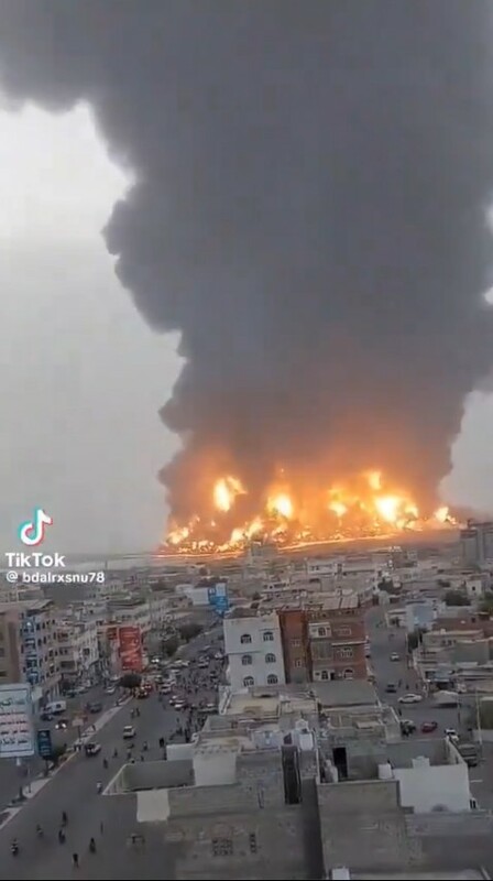 以色列29日對伊朗扶植的葉門什葉派激進團體青年運動（Houthi）民兵的目標進行轟炸。 圖：翻攝TikTok