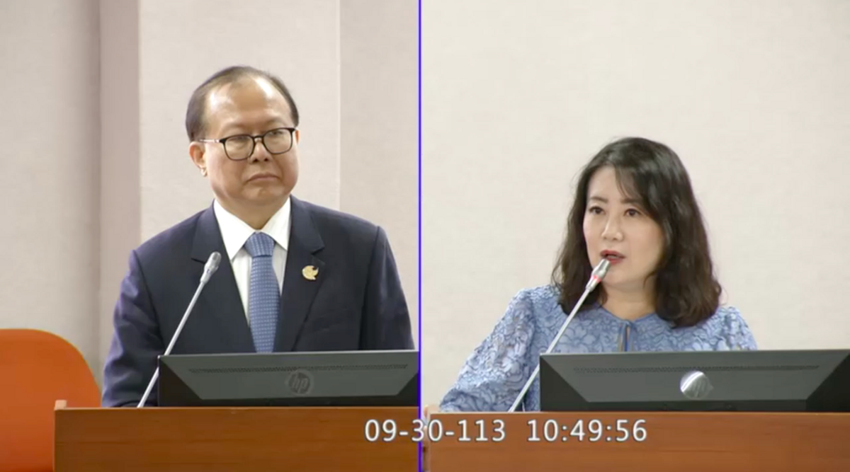 民進黨立委吳思瑤呼籲，不要為了對抗不同政黨之間的不同意見，讓服務國家的軍公教人員權益受到傷害。 圖：翻攝自國會頻道