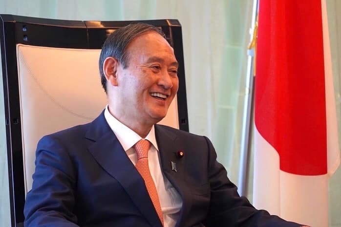 日本前首相菅義偉。 圖：菅義偉臉書