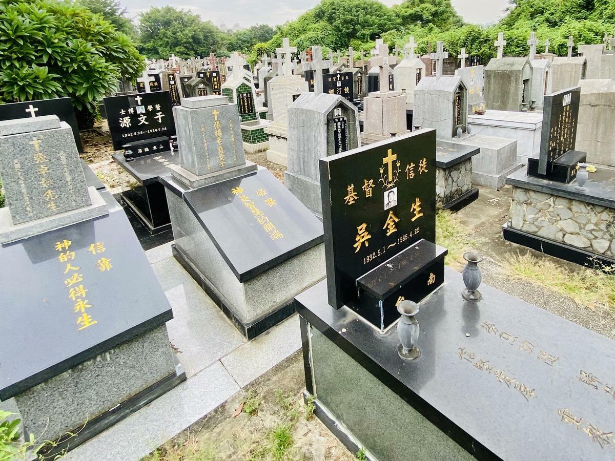 位於永康區復華三街巷內的二王基督教墓園，為民國六十年代初由台南地區十餘家基督教會所聯合購置的私有墓園，佔地僅0.6公頃，五十幾年來安葬約1,500位基督徒。 圖：陳以信服務處提供