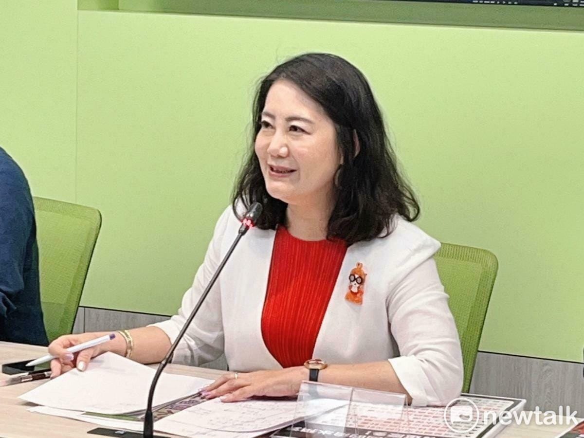 民進黨團幹事長吳思瑤指出，不設前提的立場下，難道藍白現在就預設了「是否破局找了理由和台階？」 圖：金大鈞/攝