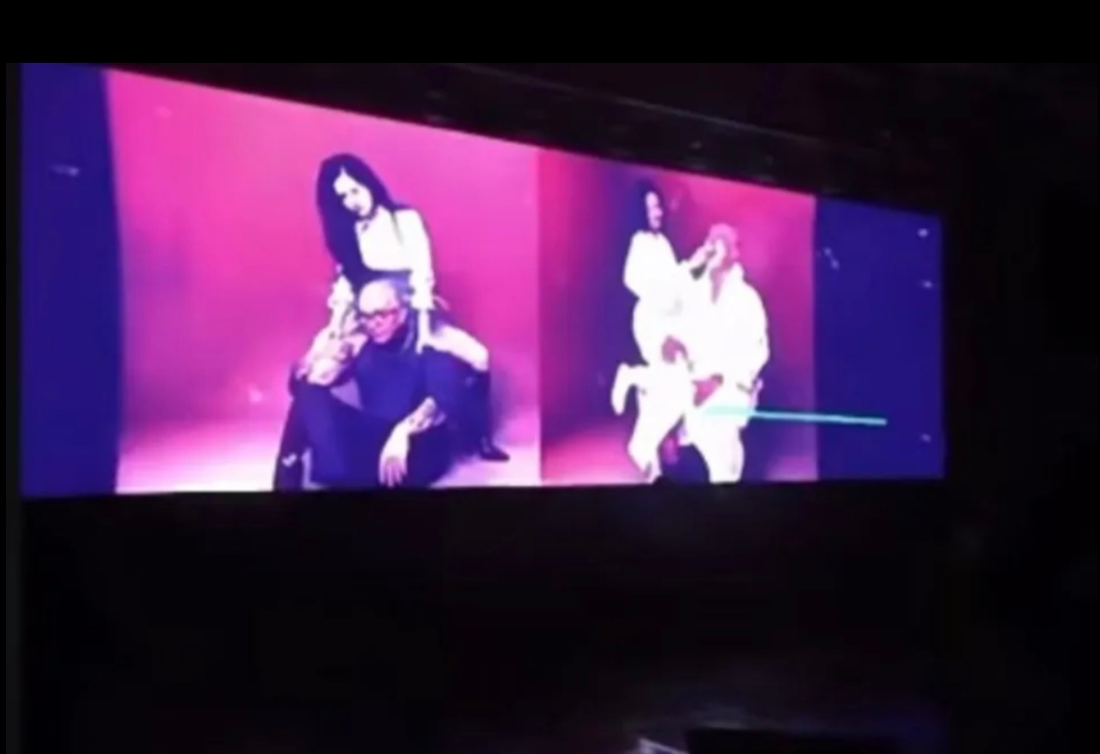 具俊曄昨(30)日回韓國表演時，特地準備跟大S從相識到結婚的所有照片，並用情歌〈This is love〉開場，對粉絲大秀恩愛，間接否認與大S婚變傳聞。 圖：翻攝自微博