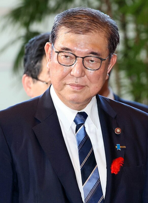 日本首相石破茂。 圖：翻攝自維基百科