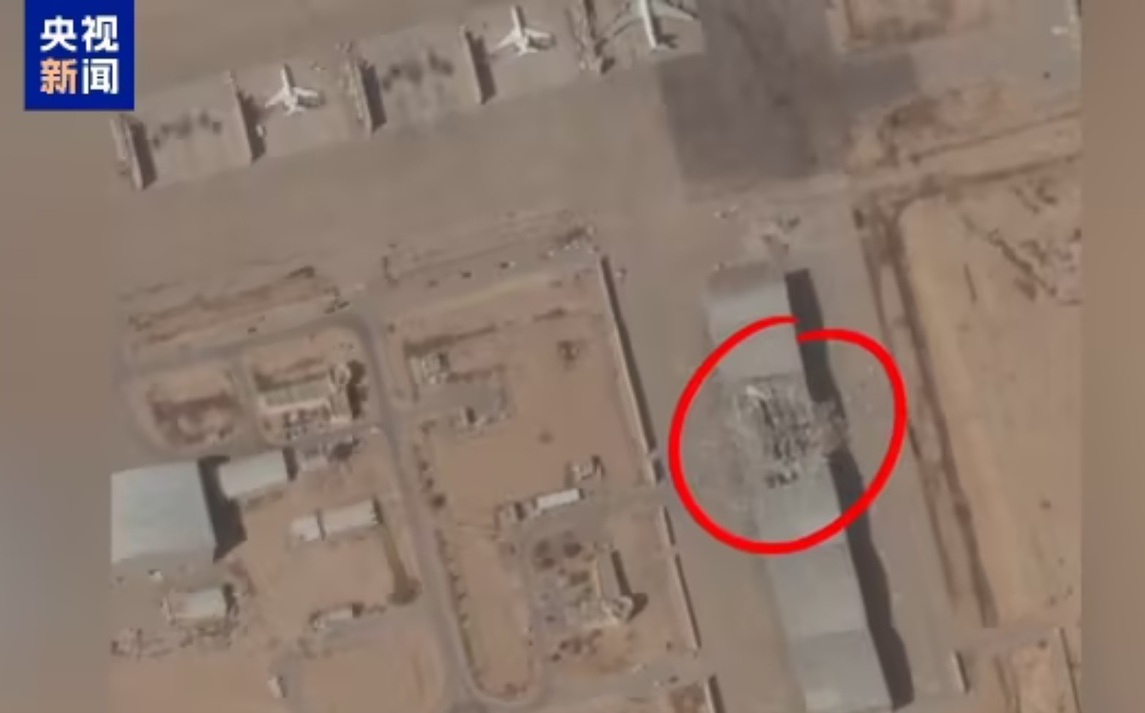 (影) 連中國都不信! 伊朗稱導彈炸毀以2支F-35中隊 機庫破大洞衛星照曝光