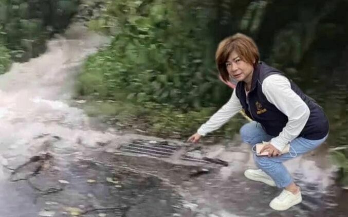 固樑大將宋瑋莉疑P圖勘災又刪文 地方人士笑：要催同意罷免票？