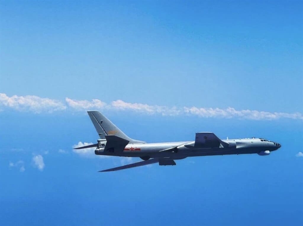 圖為共軍轟6機的資料照。 圖：台灣空軍提供（資料照）