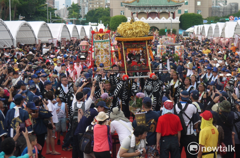 北港武德宮的黑虎將軍。 圖：鍾孟軒/攝