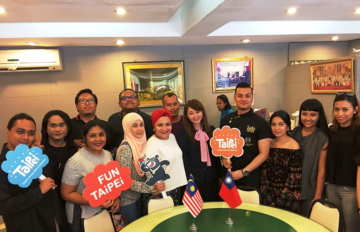 台北市觀光傳播局再度邀請法斯力及多家大馬媒體來台北體驗「Fun Taipei X 世大運」行程 圖：台北市政府觀光傳播局提供