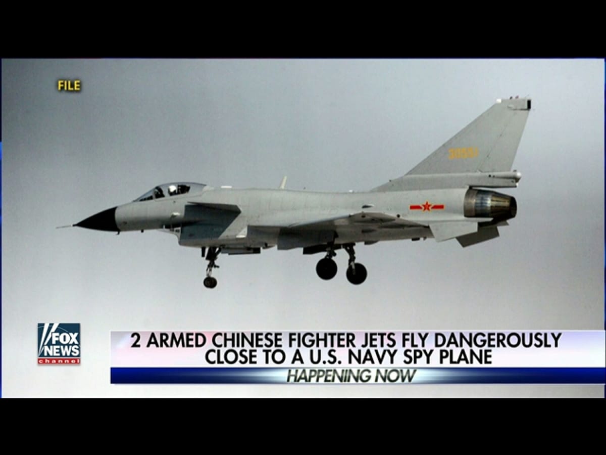 中國殲10戰機(J-10 jet) 圖:攝自福斯新聞網foxnews.com