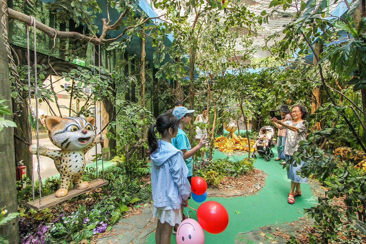 台中市近來很夯的情境屋「石虎的家」即將在29日結束，還沒去看石虎家族及歐米馬的朋友們動作可要加快囉！ 圖：台中市新聞局提供