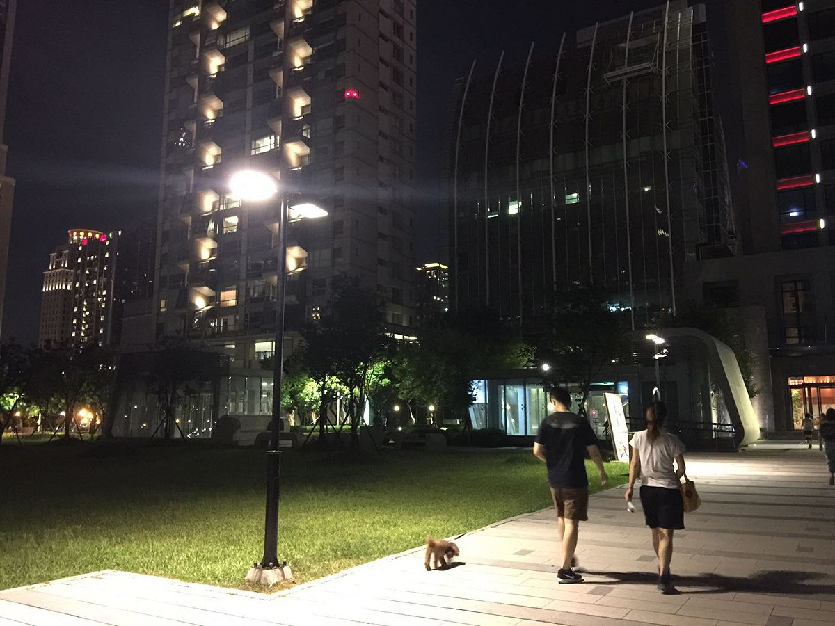 公園景觀燈電錶，將試用台電新推出的電價計費方案，預估一年將省電費超過200萬元。 圖：台中市政府 / 提供