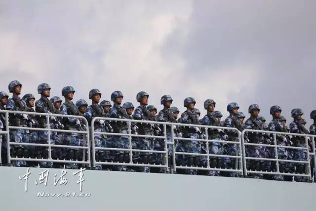 中國國防部宣稱，中國在吉布地建設基地並駐軍，是「中吉兩國政府經過友好協商作出的決定，符合兩國人民共同利益」。
 圖：翻攝自中國海軍網