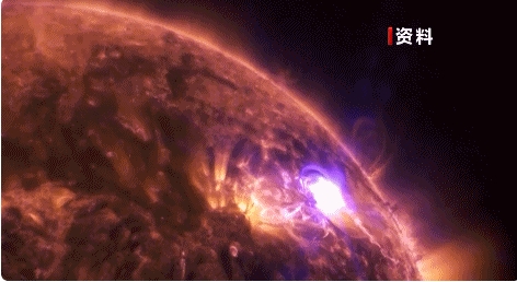 太陽活動區先後爆發峰值強度為X7.1級和X9.0級大閃焰，預料4至6日可能發生強地磁活動 圖 : 翻攝自網路