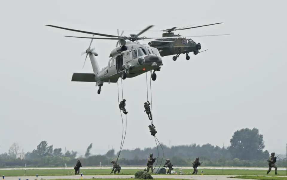 台灣國軍依託深山基地作為軍事防禦。 圖：翻攝自又看風雲起