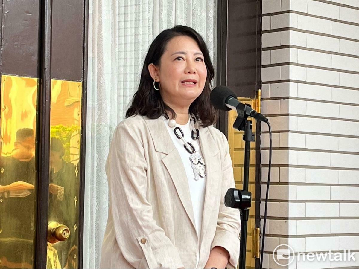 民進黨團幹事長吳思瑤強調，人事同意權不應單一做切割式考量。 圖：金大鈞/攝
