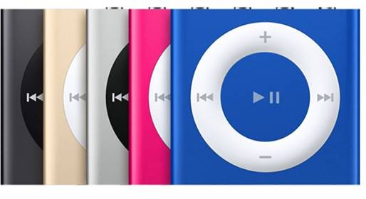蘋果公司近日宣布，第7代iPod nano與第4代iPod shuffle將停產，象徵著iPod系列正式結束其市場歷程。（此為第4代iPod shuffle） 圖：翻攝自蘋果官網