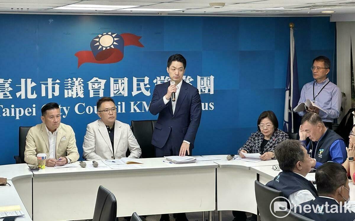 蔣萬安赴國民黨團說明重大法案 議長提醒藍議員席次剛好一半