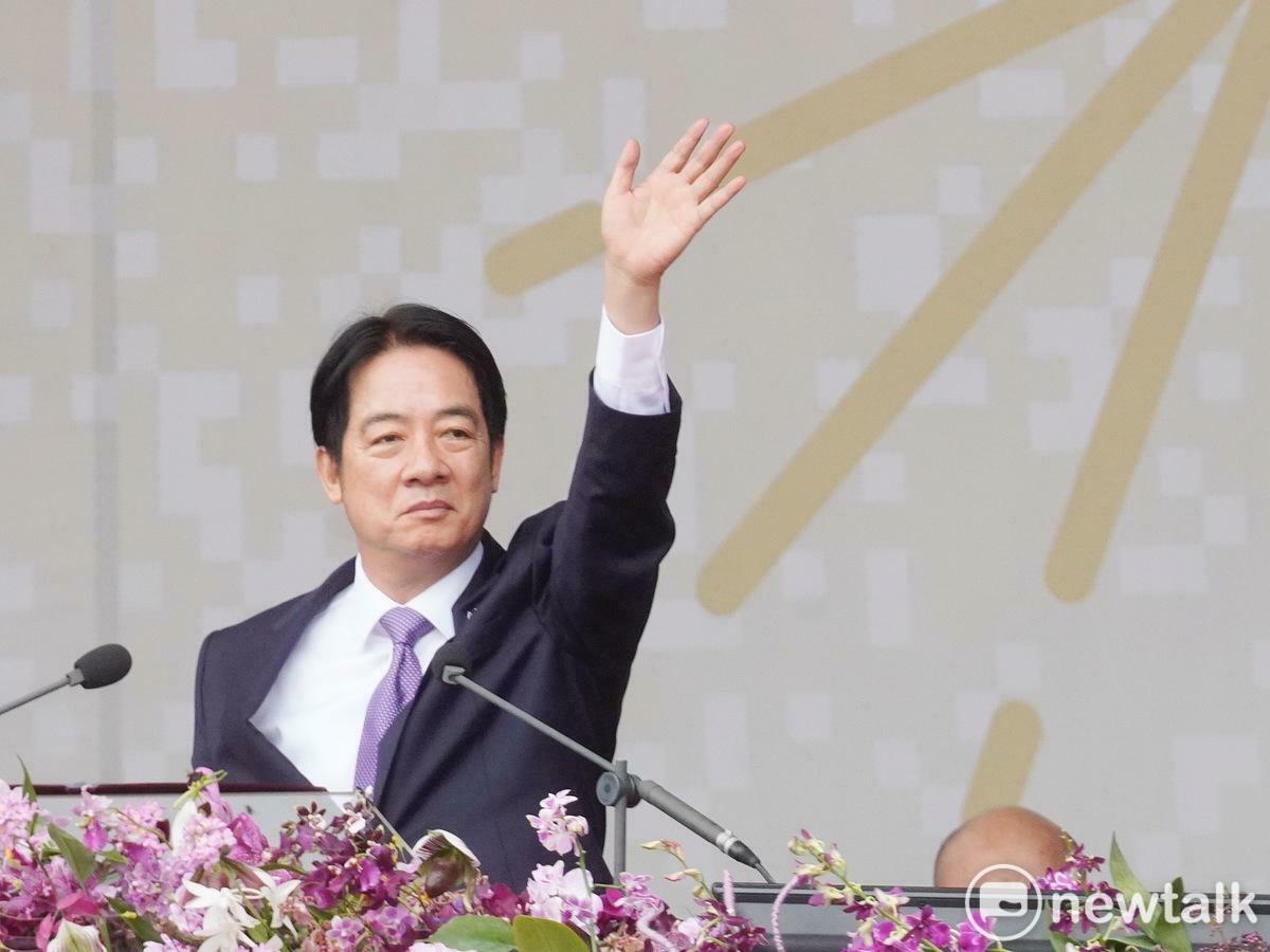 總統賴清德首度發表國慶演說。 圖：張良一／攝