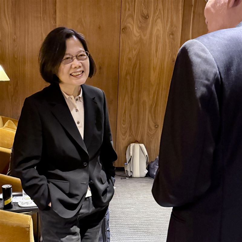 前總統蔡英文卸任後首度出訪歐洲。 圖：翻攝自蔡英文 Tsai Ing-wen臉書