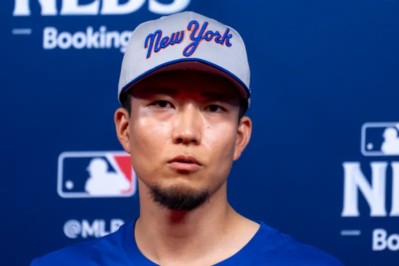 MLB國聯冠軍戰G1將於明（13）日正式開戰，道奇在主場迎戰大都會，道奇將推派Jack Flaherty擔綱先發，至於大都會則派出日籍強投千賀滉大迎戰。 圖：達志影像／美聯社