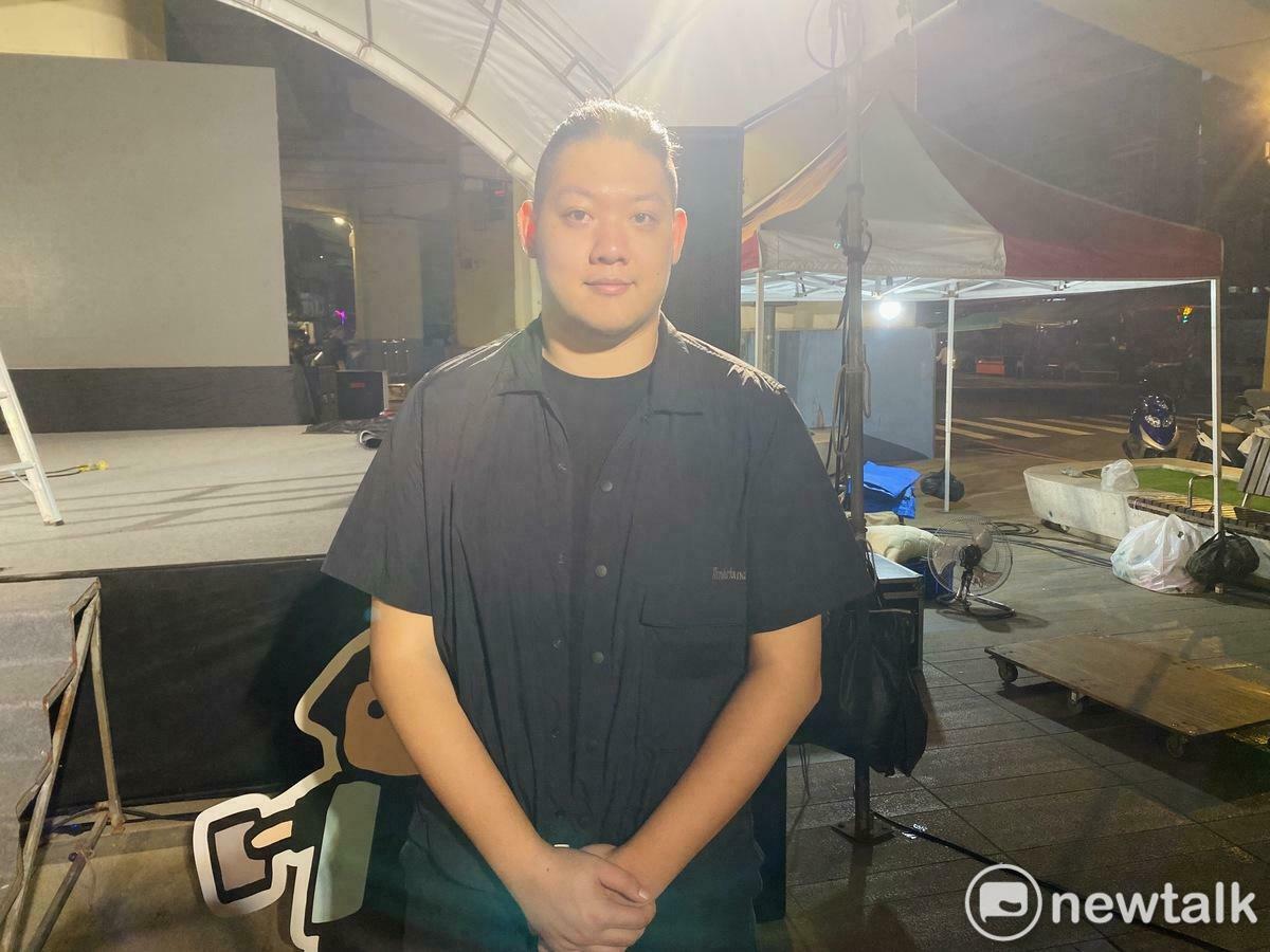 罷免基隆市長謝國樑案領銜人戴璟安。 圖：周煊惠 / 攝