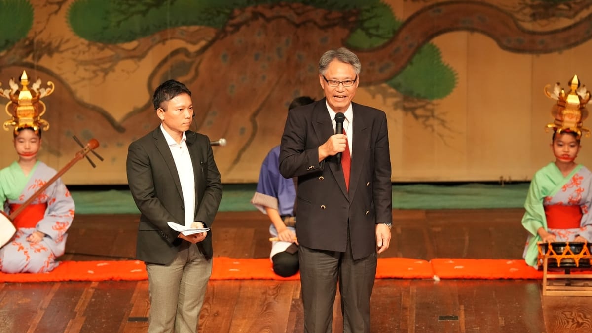 新任駐奧地利大使劉玄詠（右）曾兩度擔任國立台灣交響樂團團長。他曾推廣偏遠地區音樂教育，並推展台灣藝文活動與文化觀光結合。 圖：新竹交響管樂團臉書