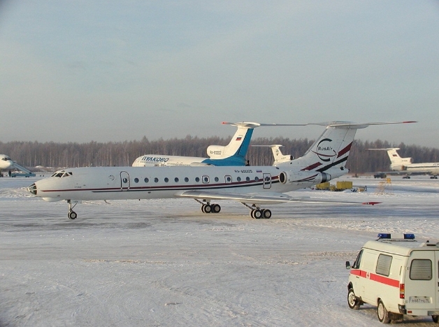 俄軍Tu-134運輸機。 圖 : 翻攝自維基百科