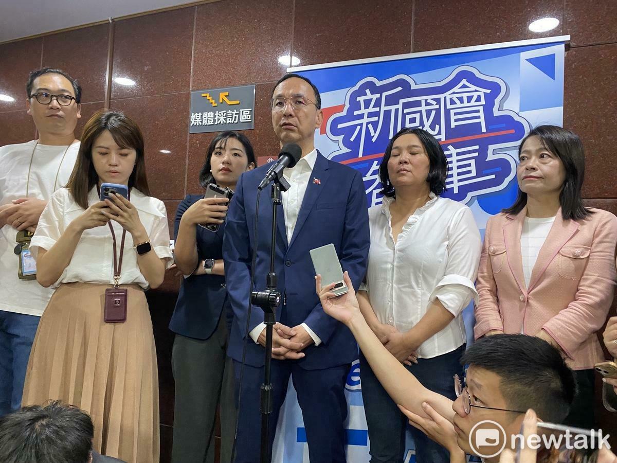 國民黨主席朱立倫。 圖：周煊惠/攝