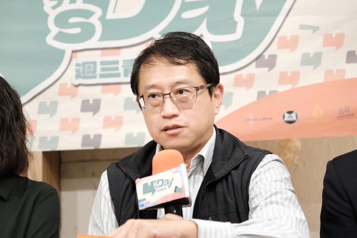 台灣守護民主平台理事宋承恩。 圖：Y’s Day「週三青年日」提供