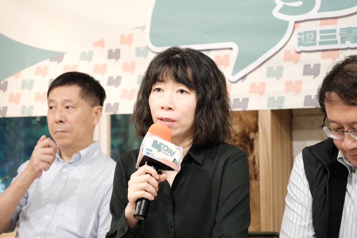海洋大學法政學院教授江雅綺。 圖：Y’s Day「週三青年日」提供