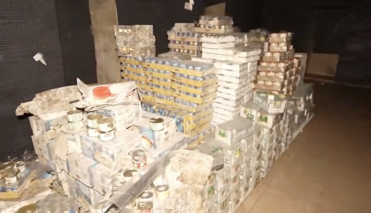 中國在國際戰場上頻繁出頭，有人爆料中國為真主黨修建的地道內，甚至配有冰箱。 圖 來源：Ｘ@Lawrenc09874431