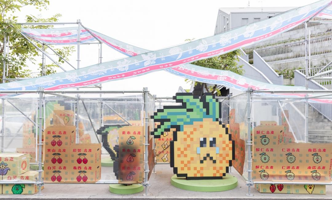 台南地景藝術節作品《四季美滿．百年開箱》。 圖：台南市政府／提供