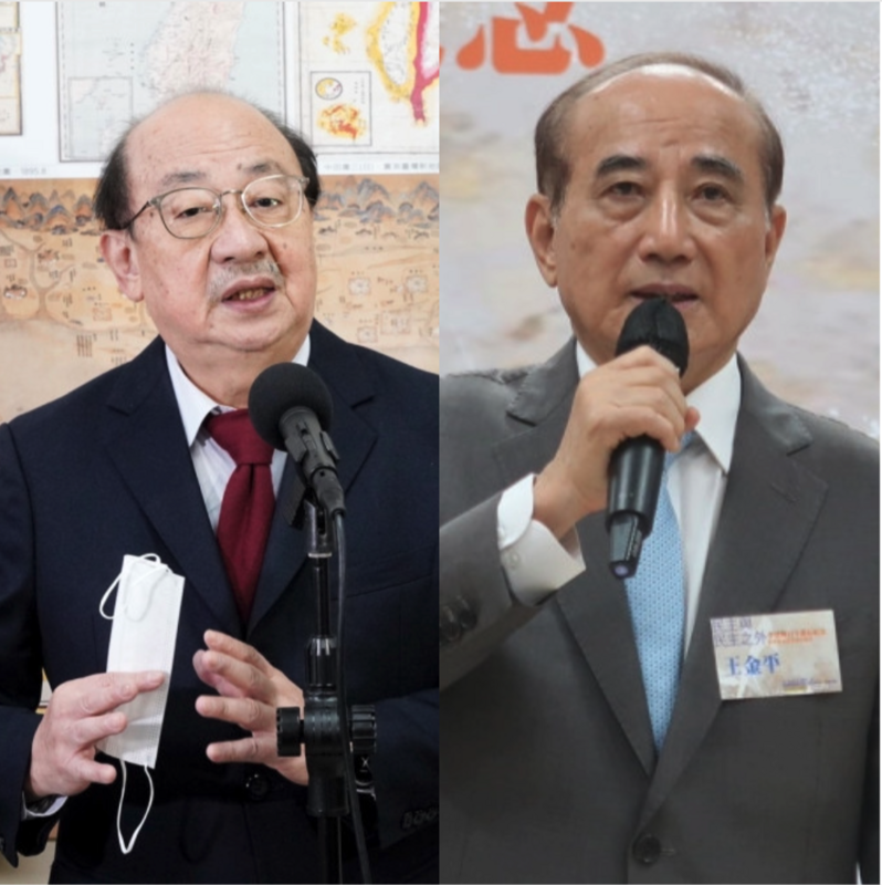 有網友就笑說若募款達標，王金平線上課程會不會請來神秘嘉賓柯建銘。    圖：新頭殼合成照