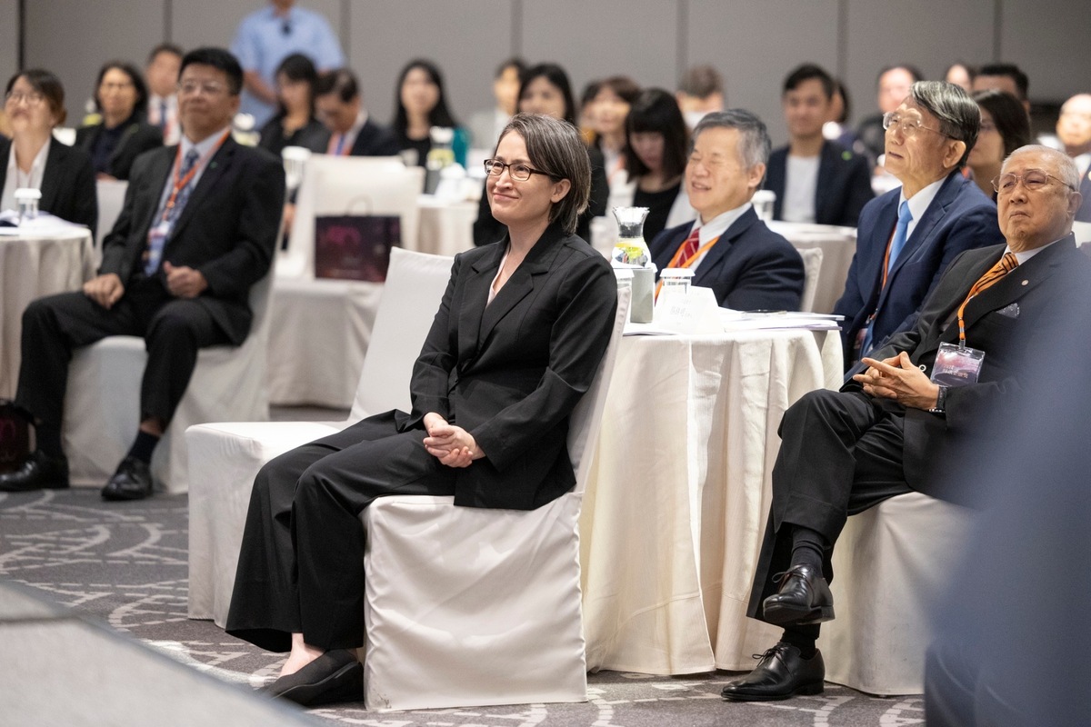副總統蕭美琴出席2024財訊金融獎頒獎典禮。 圖：總統府提供