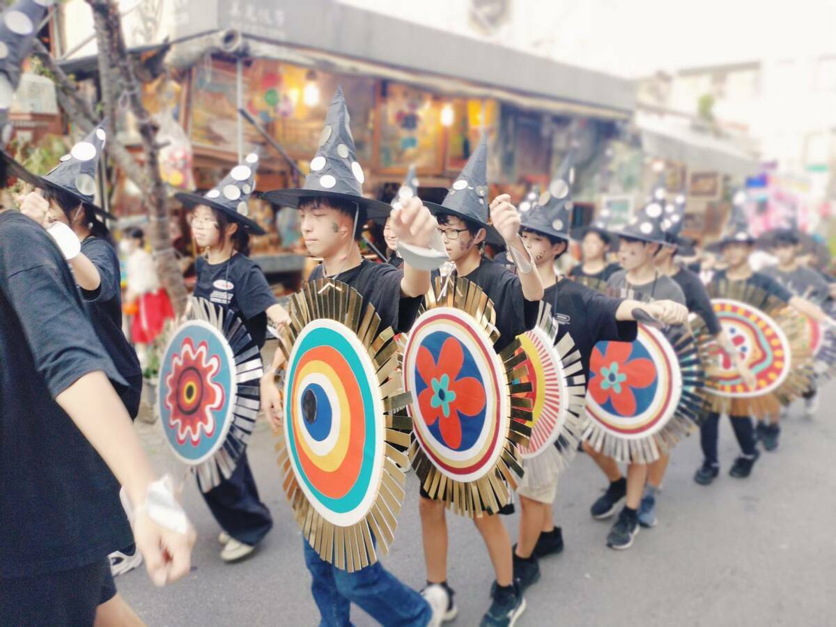 東海國際藝術節-萬聖搞怪趴。 圖：唐復年/攝