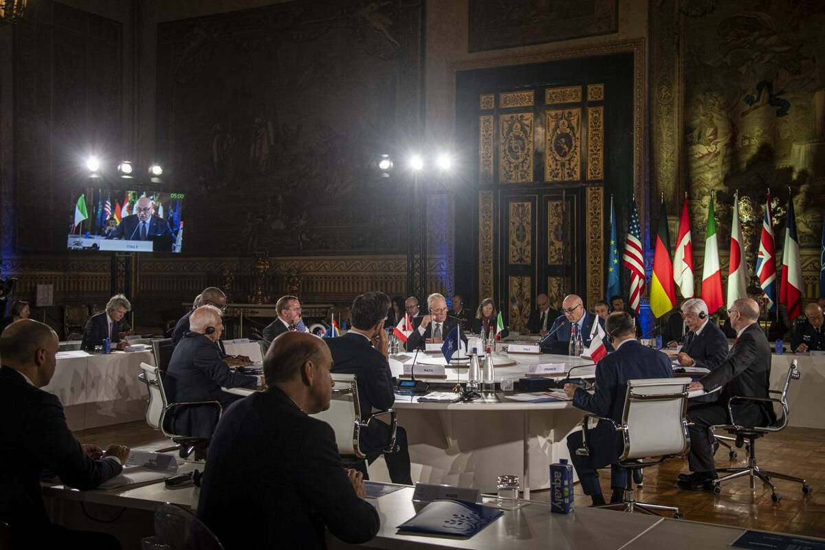 G7防長會議18日至20日在義大利拿坡里召開。 圖：翻攝「G7 ITALY」 X平台