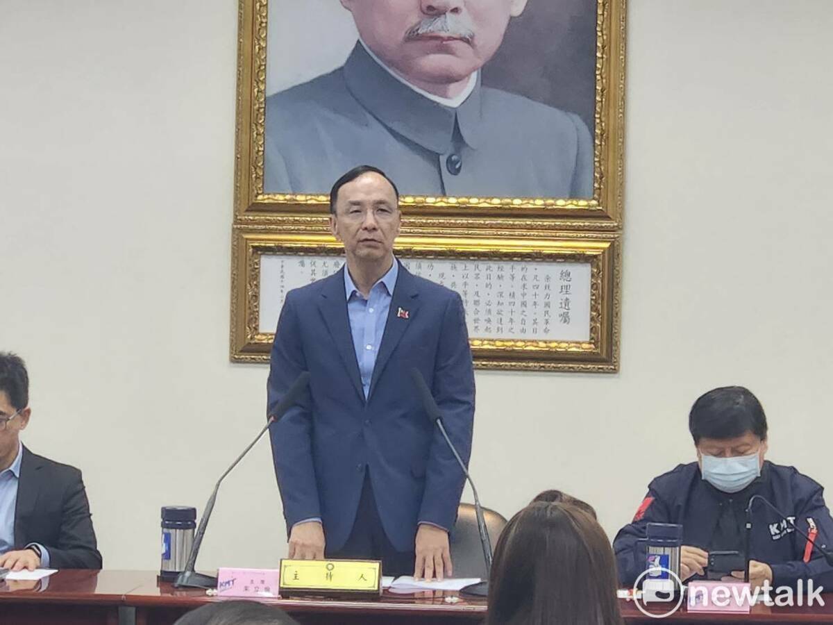 國民黨主席朱立倫。 圖：黃建豪/攝（資料照）