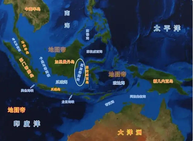 有中國軍事專家認為，此次中國船艦應該是從爪哇海北上，進入印尼班達海海域後，再駛向太平洋南部地區，避開澳洲的監控。 圖：翻攝自 軍武次位面