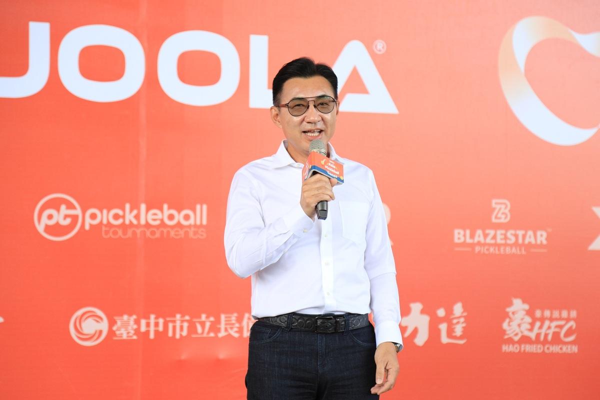 立法院副院長江啟臣致詞。 圖：台中市政府/提供