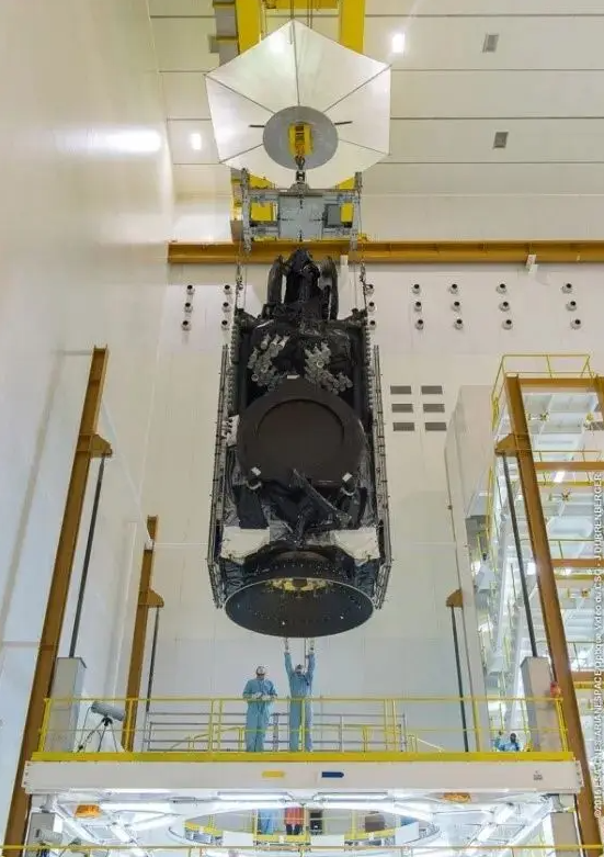 Intelsat 33e 衛星發射前照片。 圖:翻攝自搜狐網