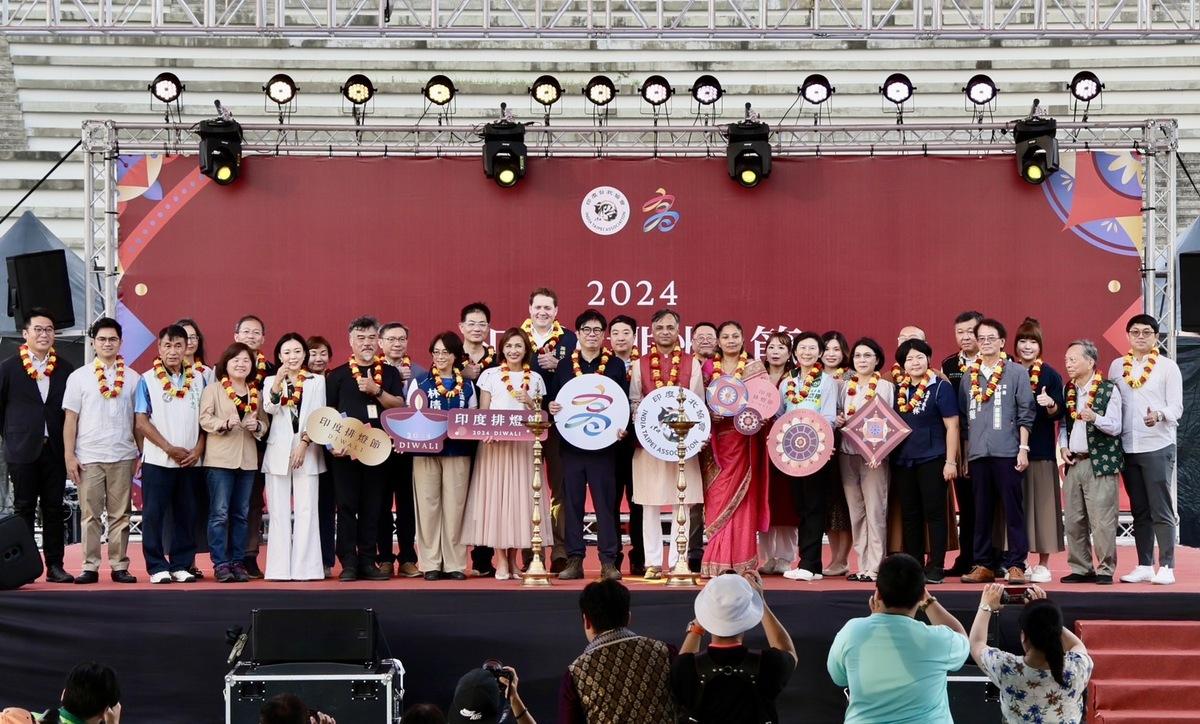 印度排燈節首次移師高雄衛武營舉辦。 圖：高雄市行國處提供