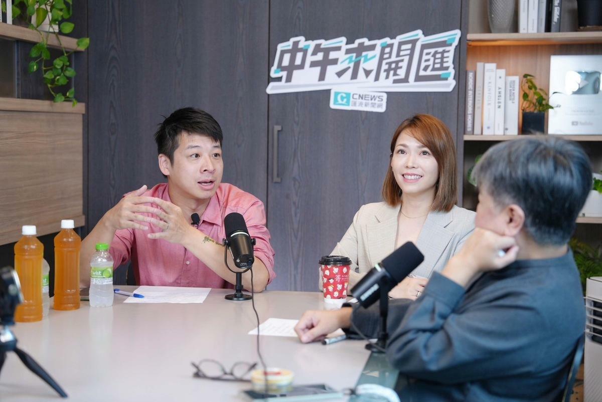 民眾黨副秘書長許甫（左）、黨團主任陳智菡（右）。 圖：《中午來開匯》製作單位 / 提供