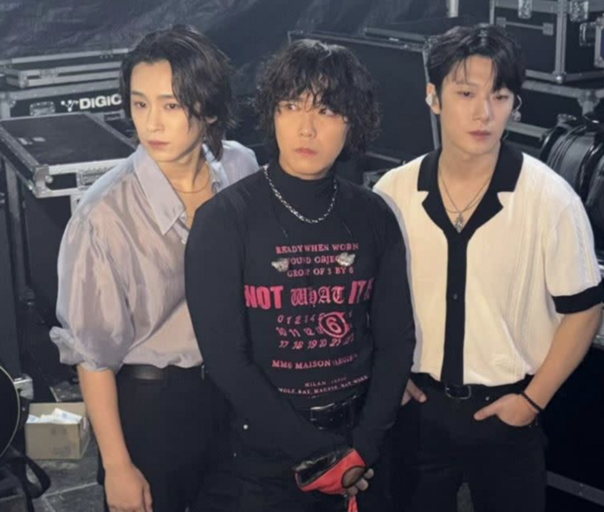 FTISLAND宣布，崔敏煥（右）無限期暫停活動，接下來的行程將以李洪基（中）及李在真（右）2人形式繼續進行。 圖：翻攝自FTISLAND IG