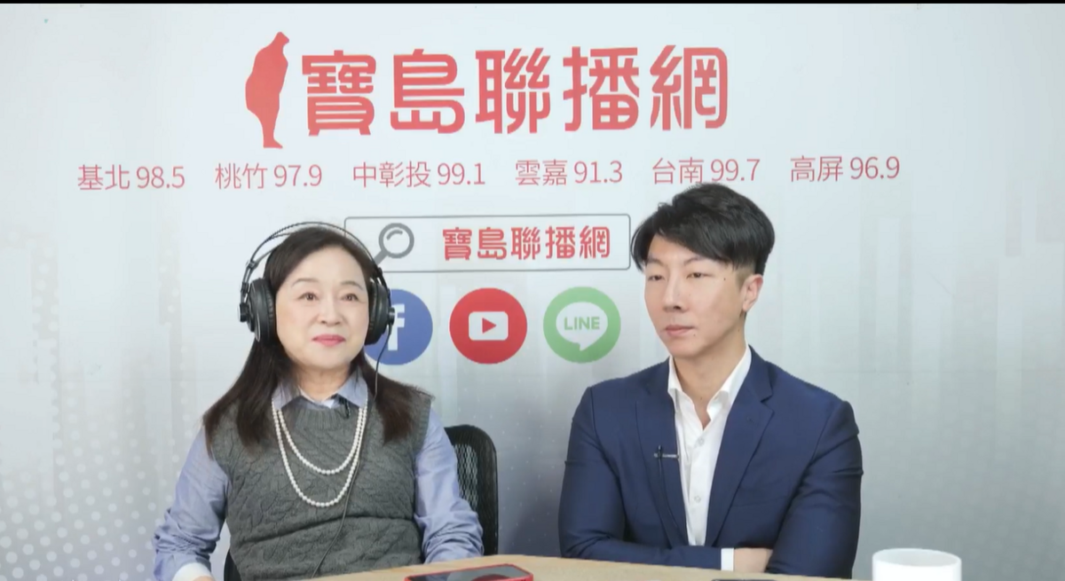 民進黨發言人吳崢今（30日）天早上在「新聞放鞭炮」廣播節目受訪。 圖：擷自直播畫面