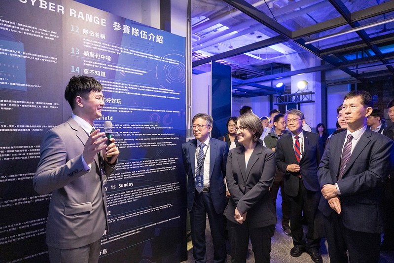 2024台灣駭客年會今（30）天舉行企業場開幕式暨HITCON Cyber Range企業藍隊競賽。 圖：總統府提供